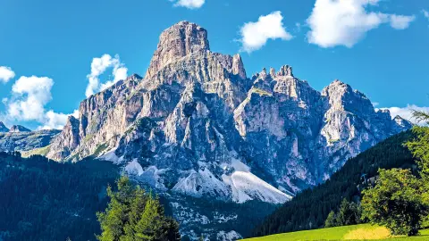 Malerische Bergpanoramen Passo Sella-placeholder